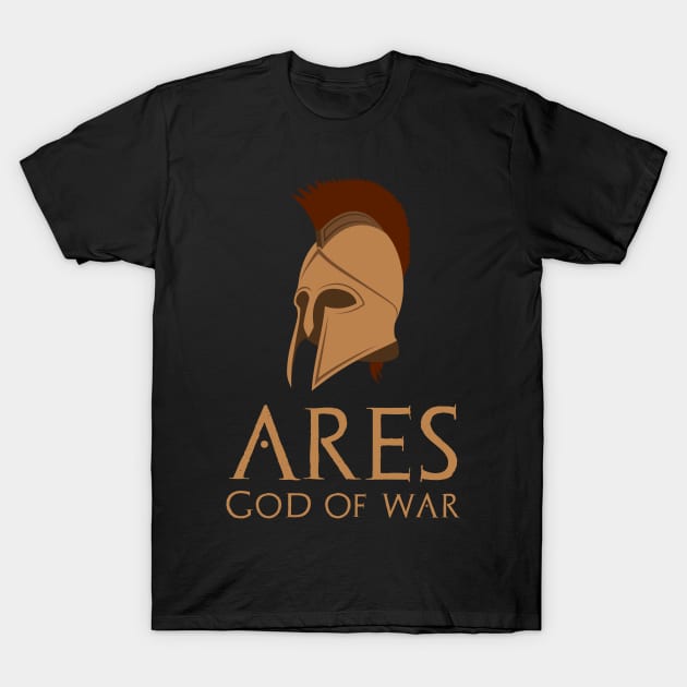 Ancient Greece - God Of War Ares - Classical Greek Mythology T-Shirt by Styr Designs